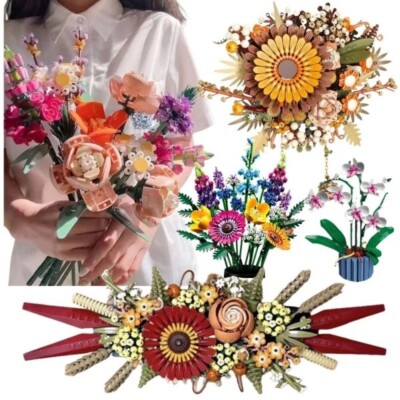 Bouquet Von Künstlichen Blumen Orchidee Bausteine