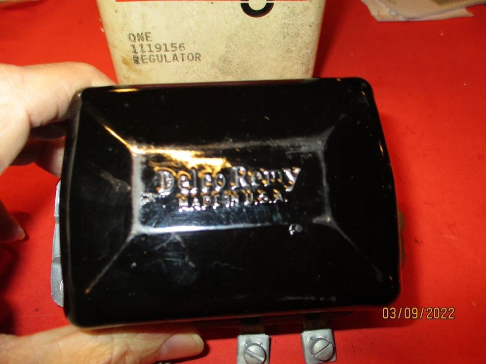 CHEVROLET-C/K/P-10-20-30 -GMC-CAMIÓN- 1959-1963 NUEVO -DELCO- Regulador de voltaje Foto 2 de 4