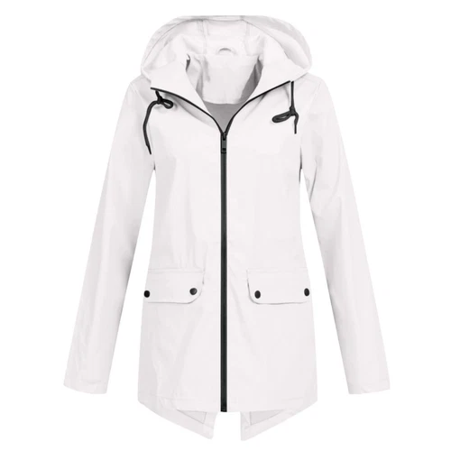 NEU Wasserdichter Damen Regenmantel Damen Outdoor Wind Regen Wald Warm Jacke Mantel - Bild 22 von 29