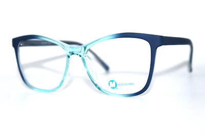 NEW MODERN OPTICAL HABIT NAVY MATTE FADE AUTHENTIC EYEGLASSES FRAMES 54-17-140MM
