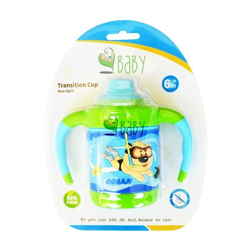 VBaby Sipper Feeding Cups BPA Free Transition Cup Baby Cup Wit Handle 200ml - Picture 3 of 3