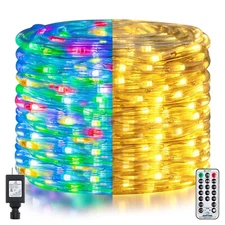 LED Rope Lights Color Changing 120 LED 23ft Tube Lights Waterproof multi-color