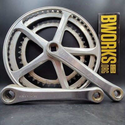 vintage raleigh crankset