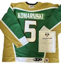 Syracuse Crunch Game Worn Hockey Jersey AHL 2004-05 Zenith Komarniski St Patrick