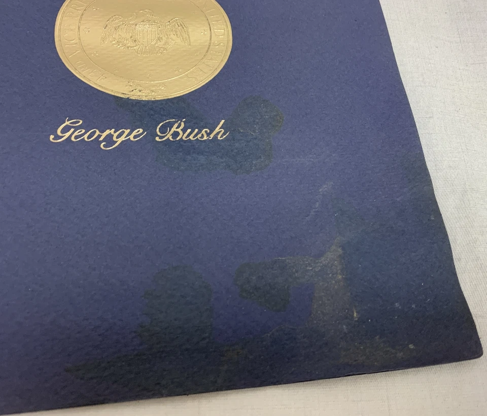 Vice Presidential Inaugural Covers Honoring George Bush 1981 Paperback - Image 2 of 4