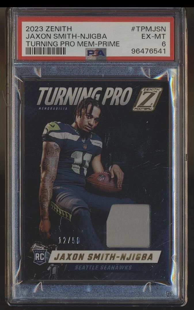 Jaxon Smith-Njigba Panini Zenith Turning Pro Memorabilia #TPMJSN Prime