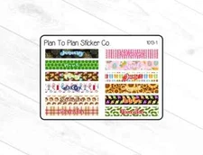1013-1~~ Yearly View Headers Planner Stickers.
