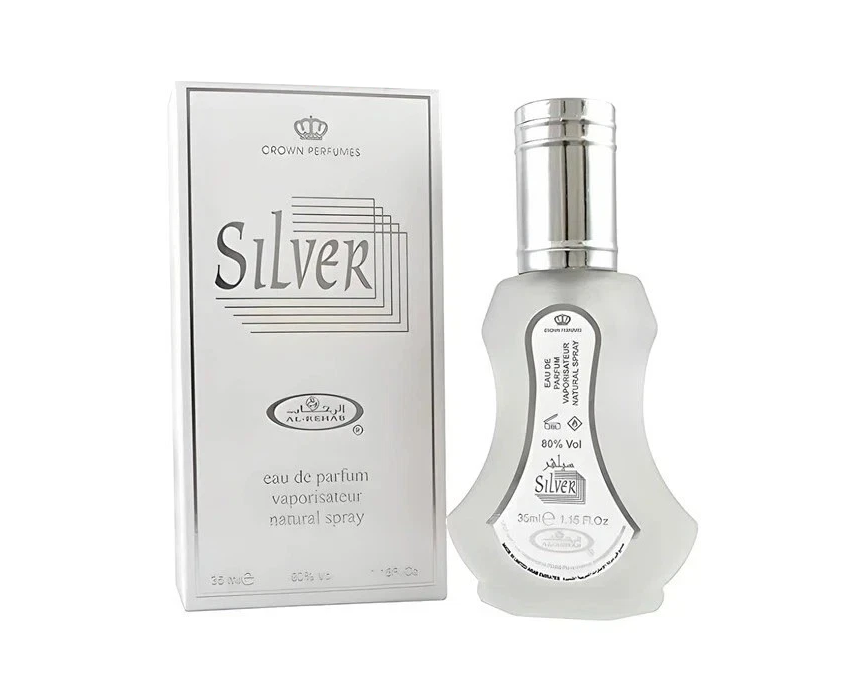 AL REHAB SILVER 35ML EAU DE PARFUM SPRAY BRAND NEW & BOXED - Image 2