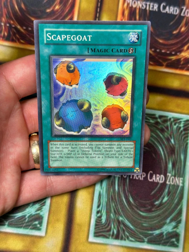 Yugioh Scapegoat Faded + Misprint SDJ-041 - Image 2 of 4