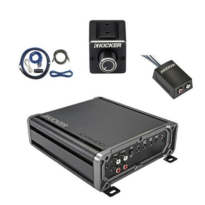 Kicker CXA400.1 400W Mono Amplifier w/Kit, Dual Bass Remote, 12'' Sub Enclosure