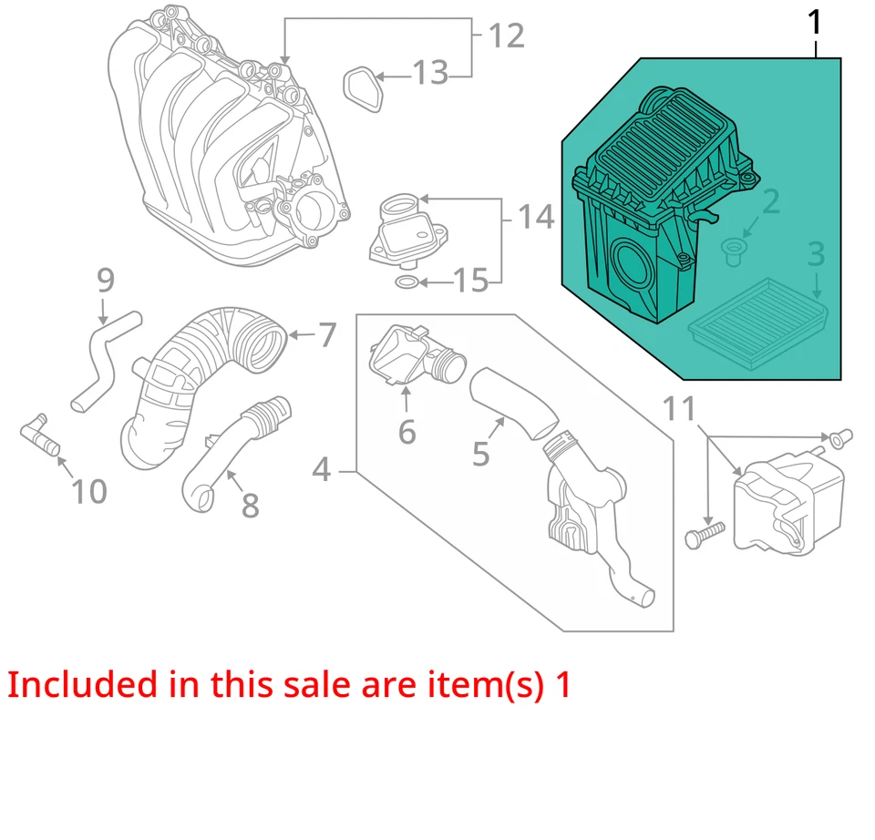 Filtro de aire 1,6 L convertible transmisión manual compatible con 05-08 MINI COOPER 2546802 Foto 3 de 4