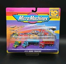 Micro Machines 11 Semi Trucks Galoob Rare