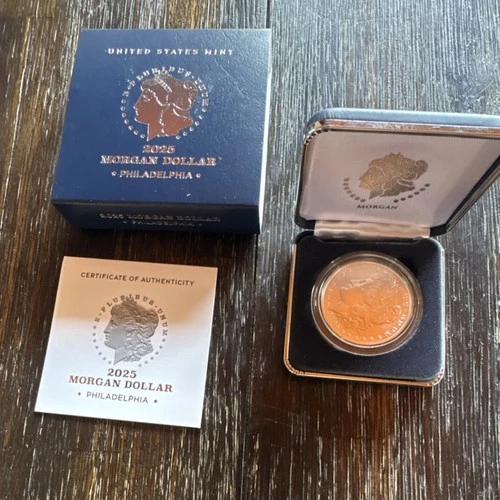 2025 Morgan Silver Dollar Philadelphia U.S. Mint Uncirculated w/ Certificate