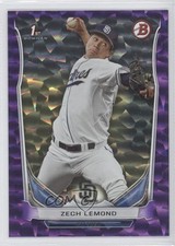2014 Bowman Draft Purple Ice 94/99 Zech Lemond #DP64 3q5