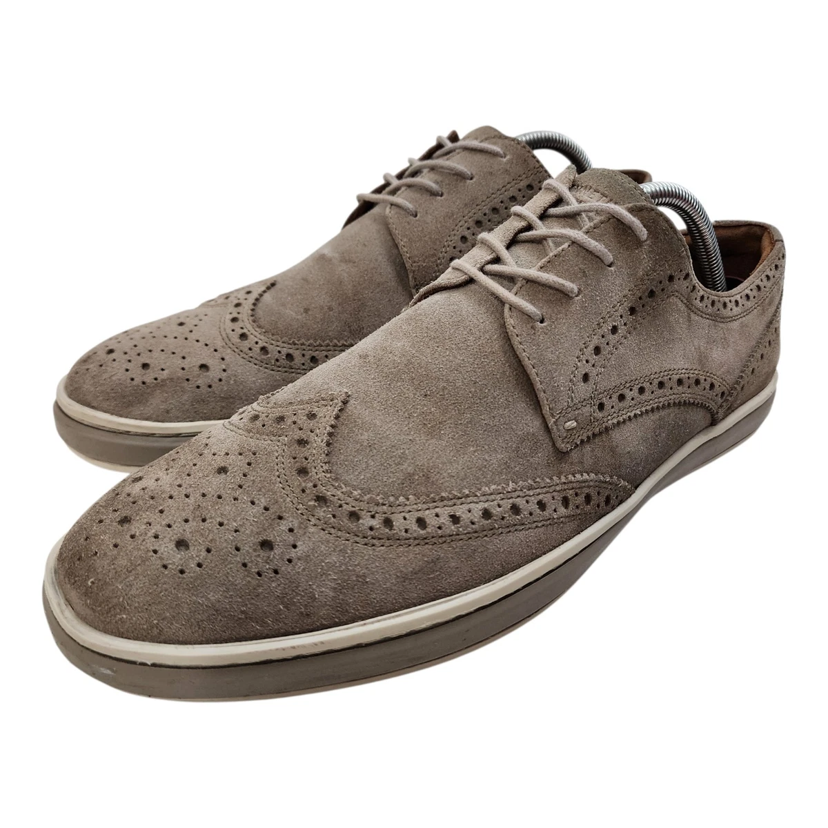 Kenneth Cole Reaction Suede Wingtip Dress Shoes for Men for  display picture 1