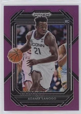 2023 Panini Prizm Draft Picks Purple Prizm /75 Adama Sanogo #8 Rookie RC