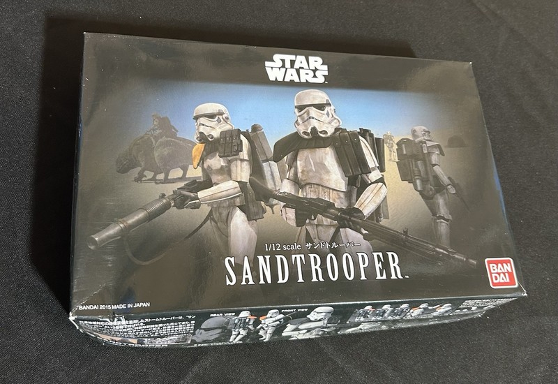 Bandai 1/12 scale Sandtrooper plastic model kit New