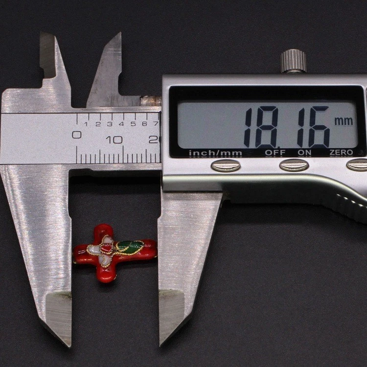 Joia cloisonn é esmaltada fio de ouro e prata 10XCloisonn é 18 * 14 - Imagem 4 de 4