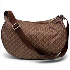 MODA Gherardini Borsa Hobo Softy Donna Chestnut Piccola in Tessuto Softy
