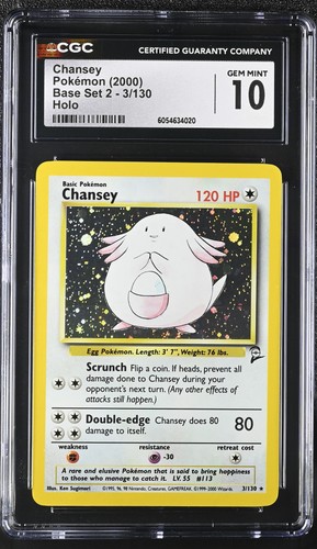 Chansey graded CGC 10 for sale on eBay
