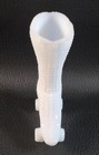 Boyd's Crystal Art Glass ROLLER SKATE Boot Shoe 1983-88 PATRIOT WHITE NOS 4-1/4" — photo 3