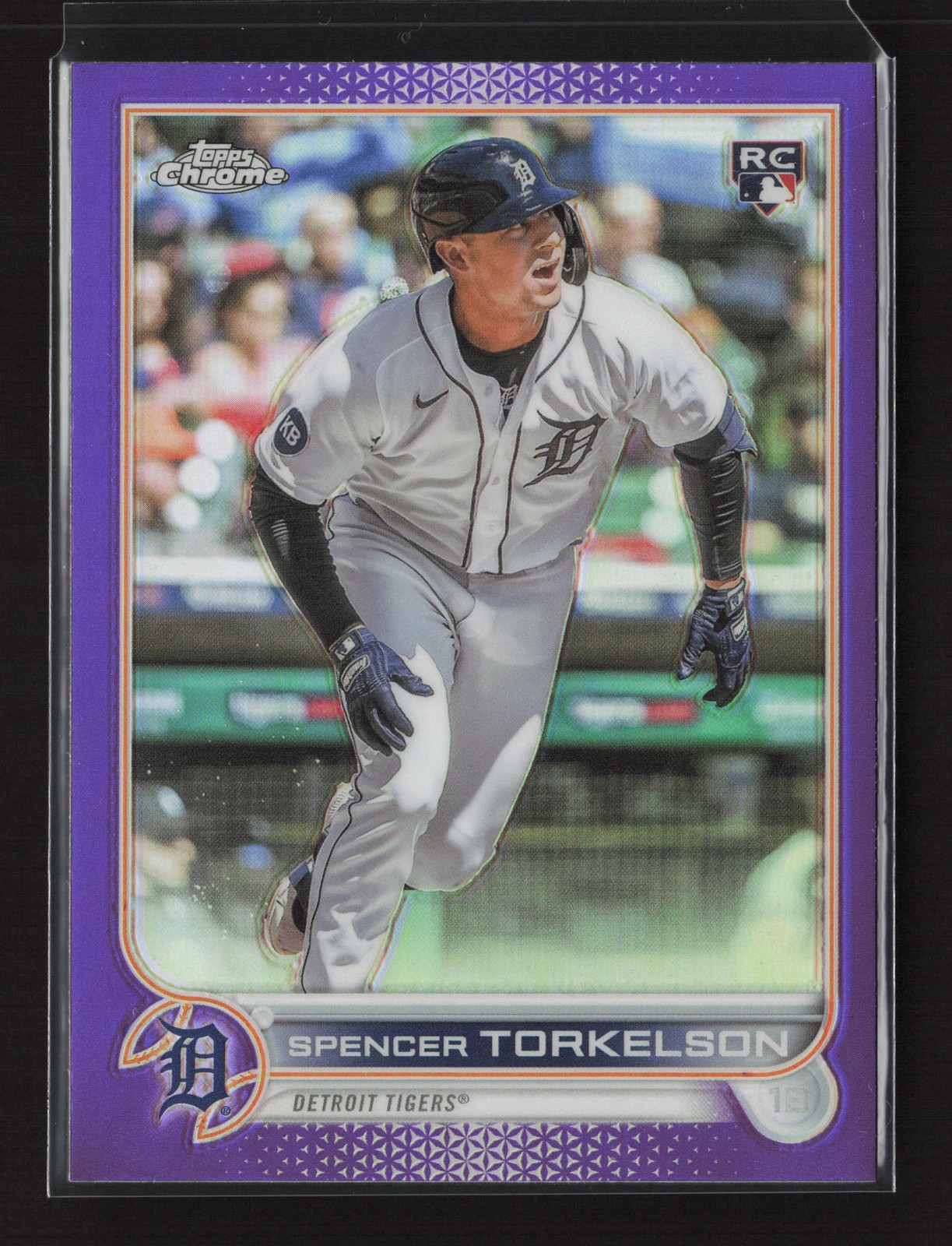 Spencer Torkelson 2022 Topps Chrome Update #USC100 Purple Refractor TYJ