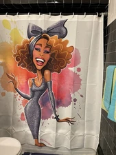 Glen Hanson  Whitney How Will I Know  Shower Curtain