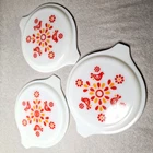 Pyrex Glass Vintage FRIENDSHIP Birds Lid ONLY 20-C 6" Casserole (3 available)