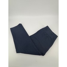 Lauren Ralph Lauren Mens 40x30 Navy Blue Stretch Dress Pants Trousers P40W X30L
