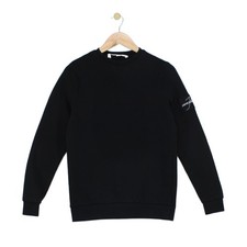 Jameson Carter Sweatshirt Womens Size S Black Casual​ Crew​ Neck