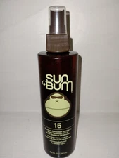 Sun Bum Premium Sunscreen Tanning Oil Broad Spectrum SPF 15 Moisturizing 8.5 Oz
