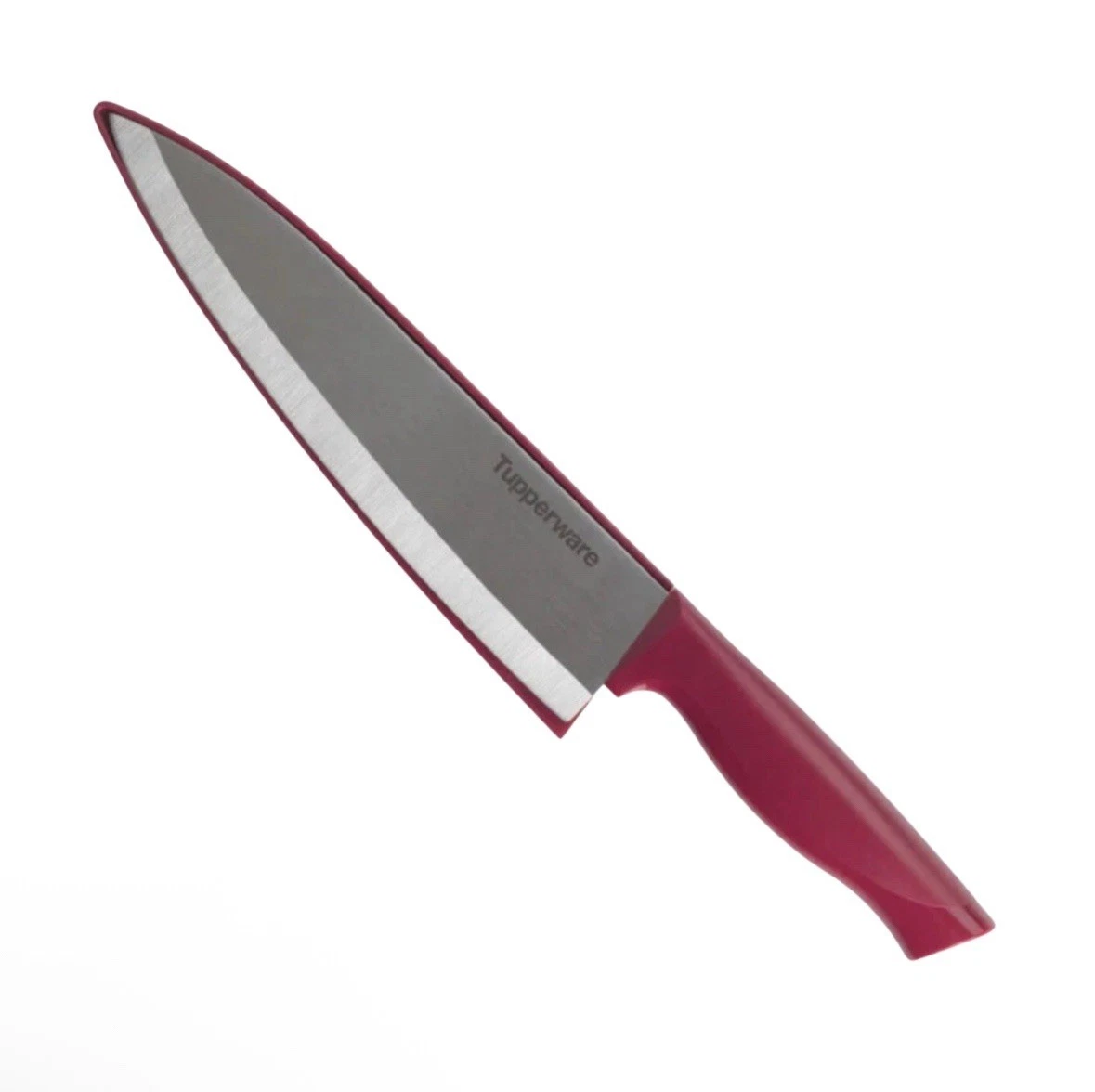 Tupperware Chef Knife 21cm Vineyard Purple New In Pack With Cover