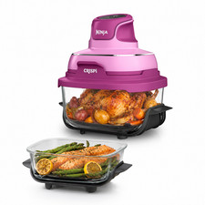 Ninja Crispi FN101PK2 4-in-1 Glass Air Fryer 4Qt Portable Cherry Blossom