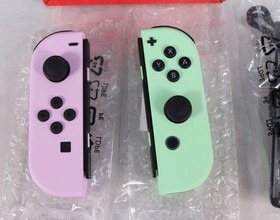 Nintendo Switch Joy-Con (L) / (R) Pastel Purple / Pastel Green Open Box