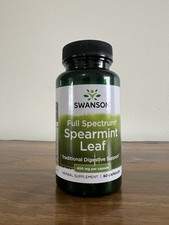 Swanson Full Spectrum Spearmint Leaf 60 Capsu...