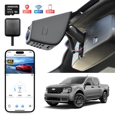 Mangoal 4K OEM Dash Cam für Ford 1st Gen Maverick 2025 2026 GPS APP G-Sensor APP