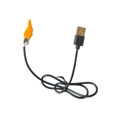 Realistische flackernde Flamme LED Kerzenlicht Board 5V USB mit f��r Jumper Drah
