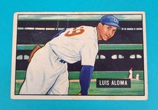 1951 Bowman RC #231 Luis Aloma Chicago White Sox BASEBALL Card 3C