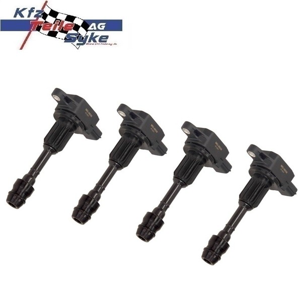 4X ZÜNdspule Passend FÜR Nissan Micra C+C III Micra III Note-image