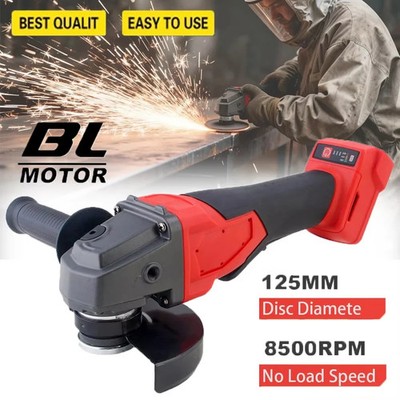Milwaukee 125mm Brushless Cordless Angle Grinder Cutting Polishing Tool