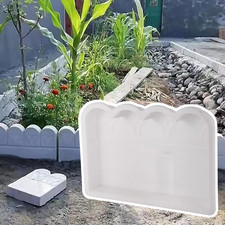 DIY Cement Fence Lattice Mold Garden Courtyard Flower Bed Vegetable Fence Brick