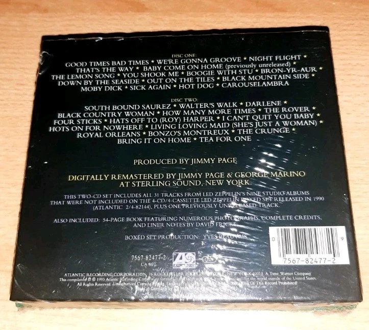 Led Zeppelin: Boxed Set 2 CD Atlantic Sammlung Jimmy Page Box-Set Rar  - Bild 2 von 2