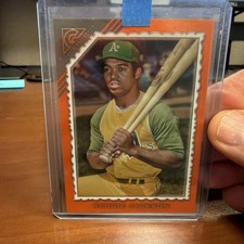 2022 Topps Gallery REGGIE JACKSON  Orange Foil /25- Oakland A's SSP 🔥📈HOF’er