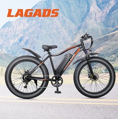 LAGADS EB6 1000W48V14.5AH  Electric Bicycle mountain ebikes Fat Wheel Bike  MTB