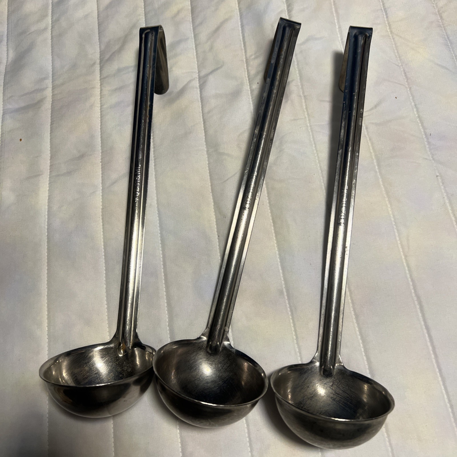 3 Stainless Steel 4oz Ladles