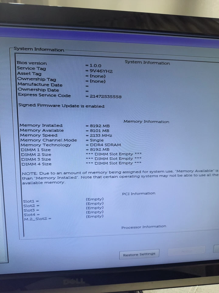 Dell PowerEdge T30 Tower Server Xeon E31225 3.3 GHZ 8GB 1TB - Image 4 of 4