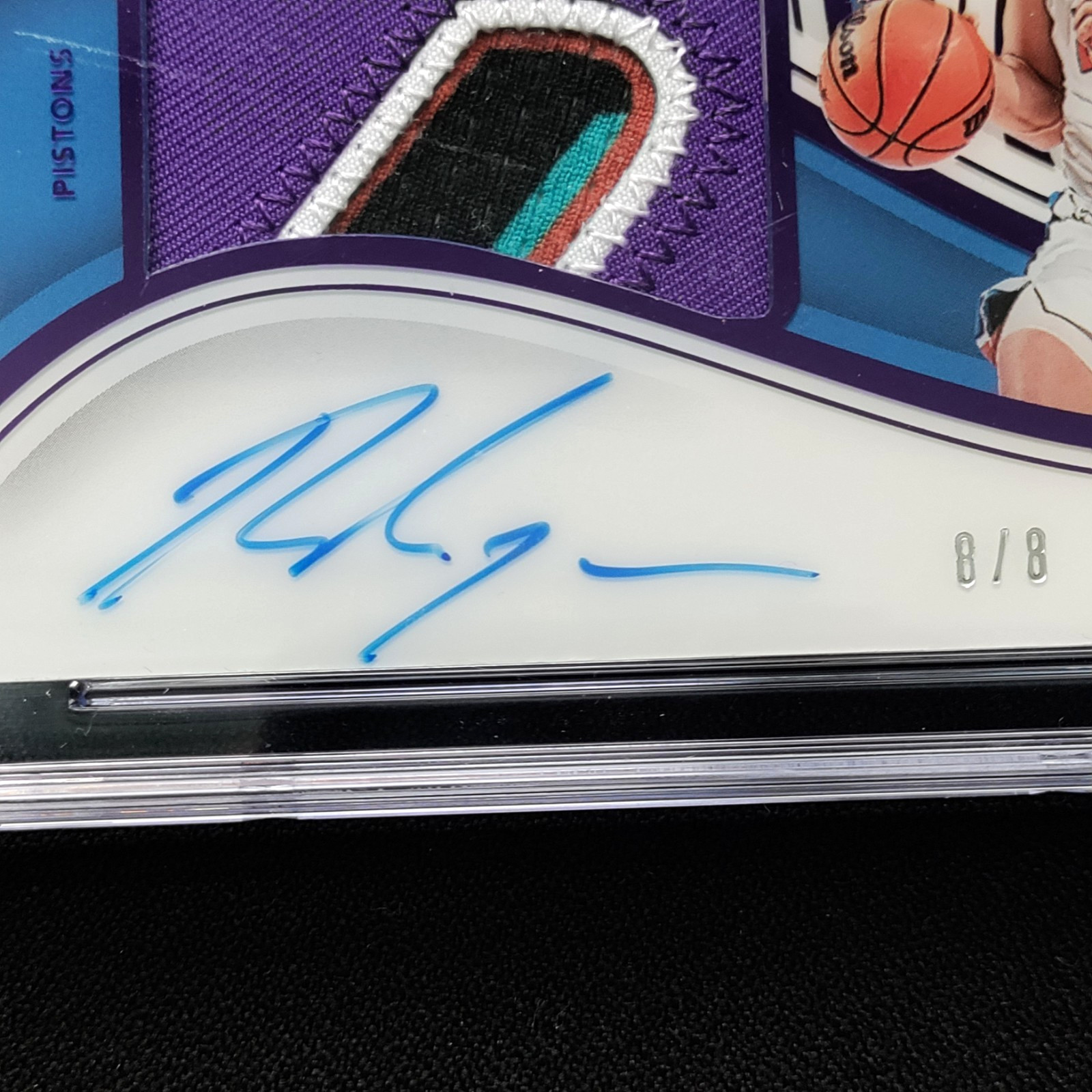 /8 Bojan Bogdanovic Auto Patch FOTL 2022-23 Immaculate Premium Autograph CGC 9 view 4