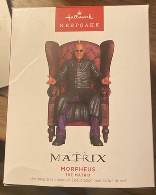 New Hallmark Keepsake Christmas Ornament The Matrix Morpheus Red Blue Pill 2023