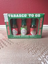 Vintage Tabasco Sauce Mini Travel Gift Pack - Expired - Not For Consumption Nos 