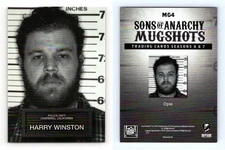 Harry Winston #MG4 Sons Of Anarchy Season 6 & 7 Cryptozoic 2015 Mugshots Card